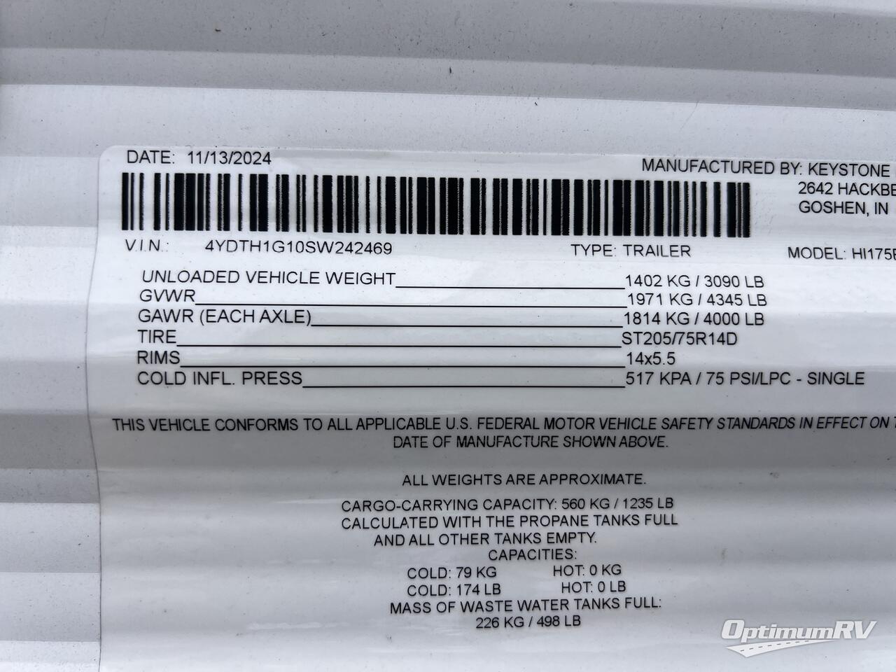 2025 Keystone Hideout Sport Single Axle 175BH Photo 16