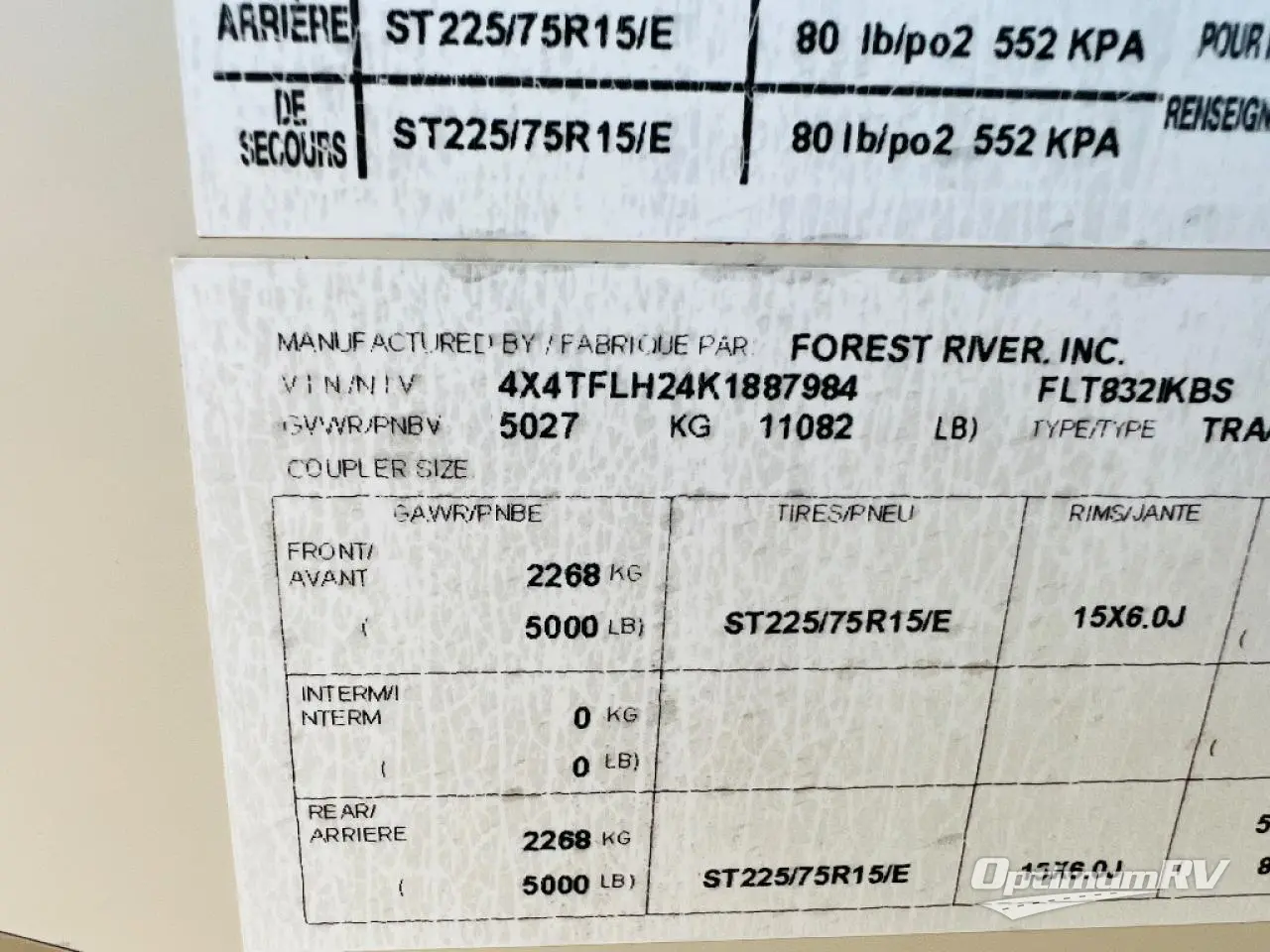 2019 Forest River Flagstaff Classic Super Lite 832IKBS Photo 24