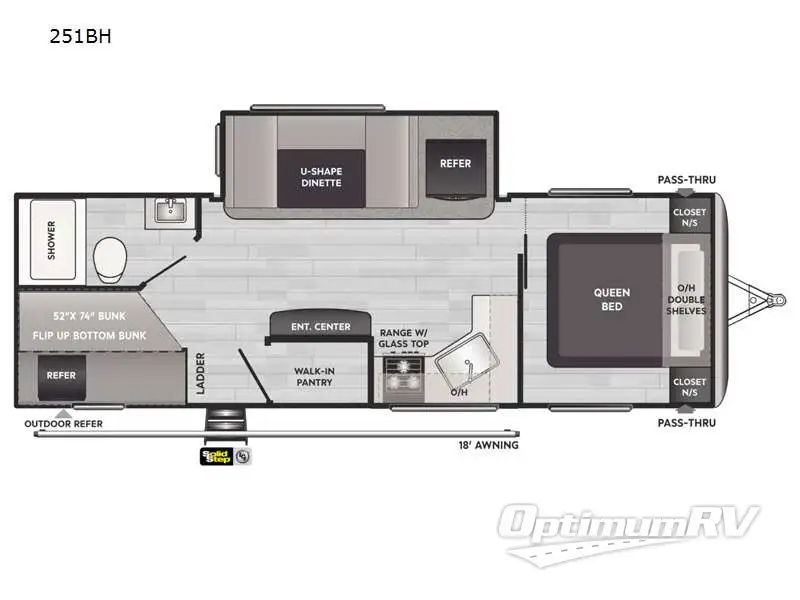 2022 Keystone Springdale 251BH Floorplan Photo