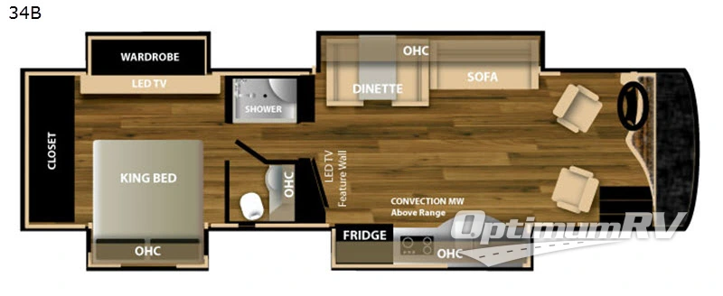 2018 NeXus Bentley 34B Floorplan Photo