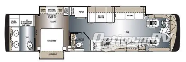 2015 Forest River Legacy SR 300 360RB RV Floorplan Photo