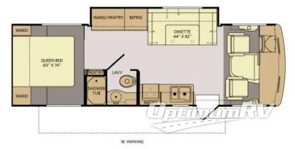 2013 Fleetwood Storm 28MS Floorplan Photo
