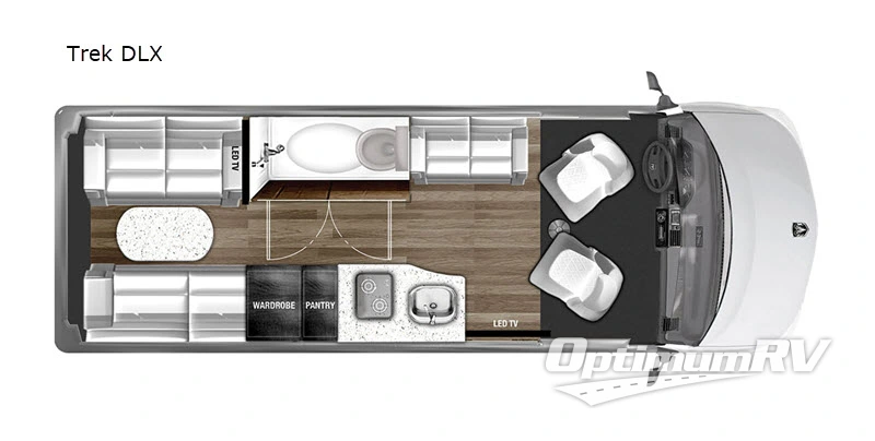 2019 Regency National Traveler TREK DLX Floorplan Photo