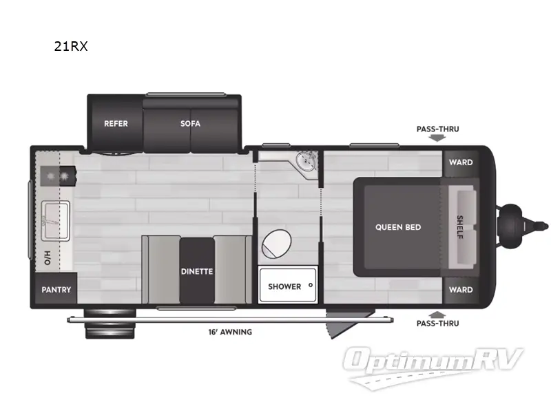 2025 Keystone Coleman Light 21RX Floorplan Photo