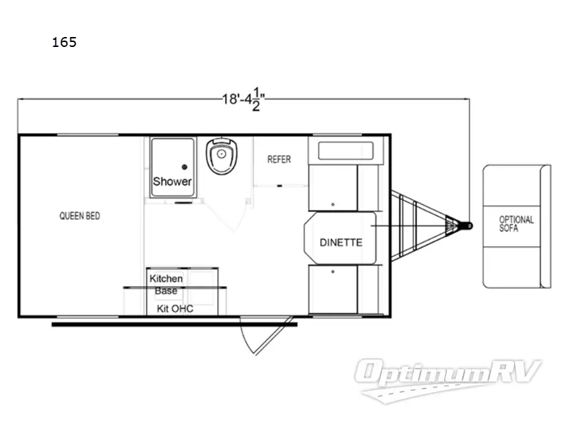 2024 Riverside Retro 165 RV Floorplan Photo