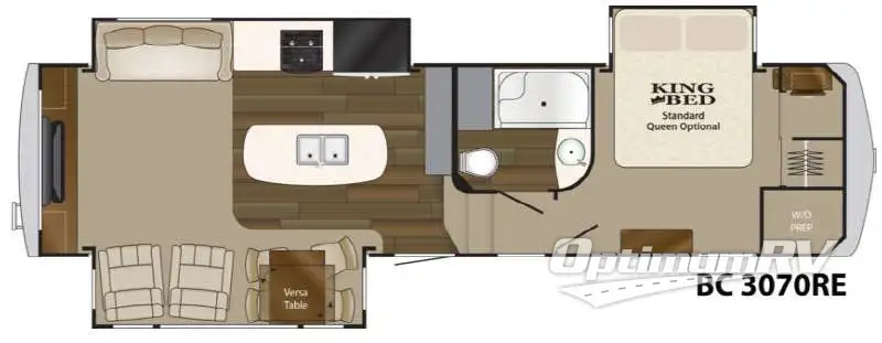 2014 Heartland Big Country 3070RE RV Floorplan Photo