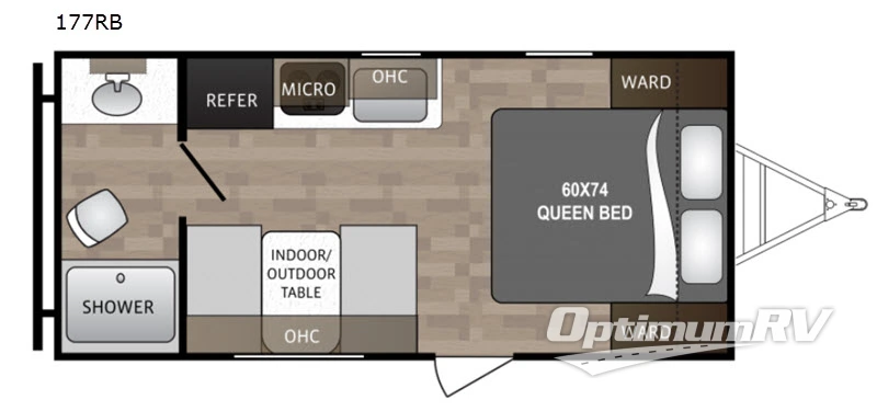 2020 Dutchmen Kodiak Cub 177RB Floorplan Photo