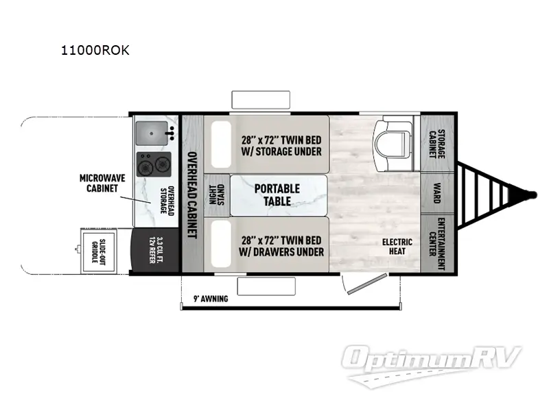 2025 Coachmen Clipper ROK 11000ROK Floorplan Photo