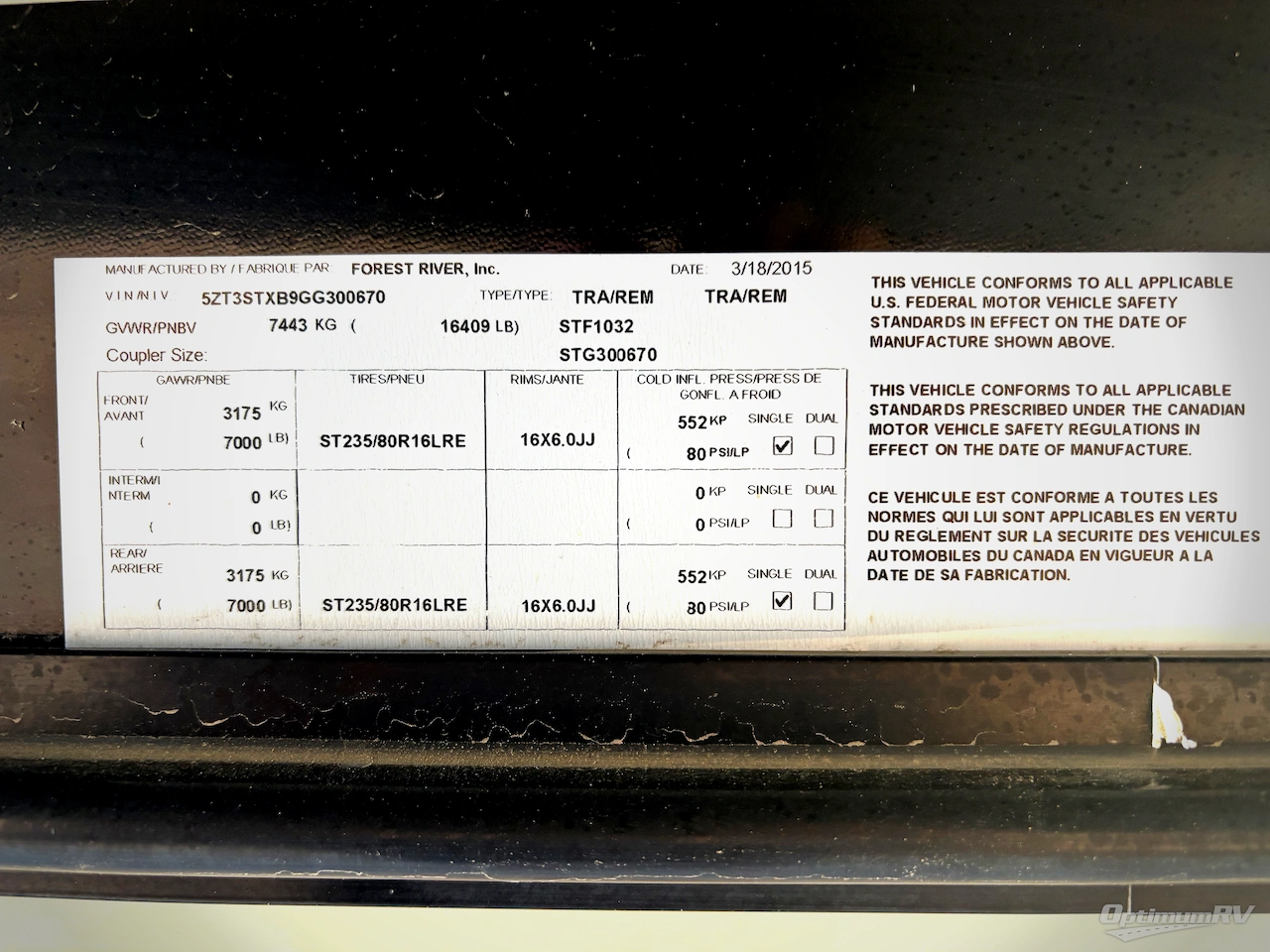 2016 Prime Time Spartan 1032 Photo 22