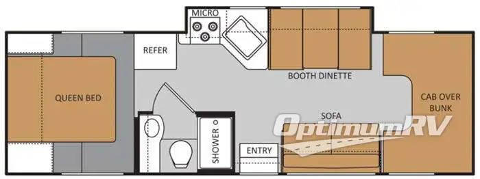 2013 Thor Four Winds 28Z Floorplan Photo