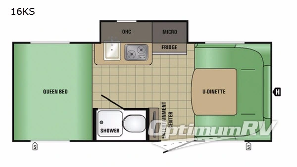 2017 Starcraft Satellite 16KS Floorplan Photo