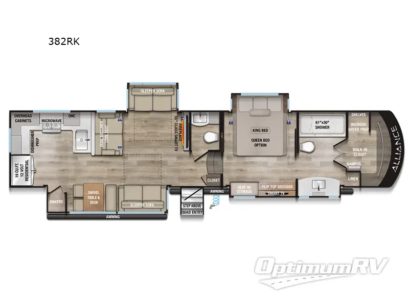 2025 Alliance Paradigm 382RK Floorplan Photo