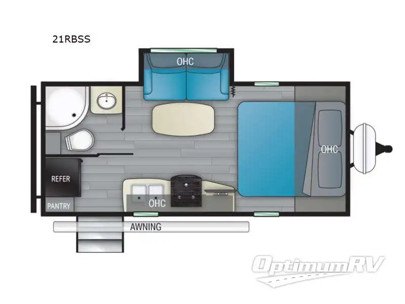 2021 Heartland North Trail 21RBSS Floorplan Photo