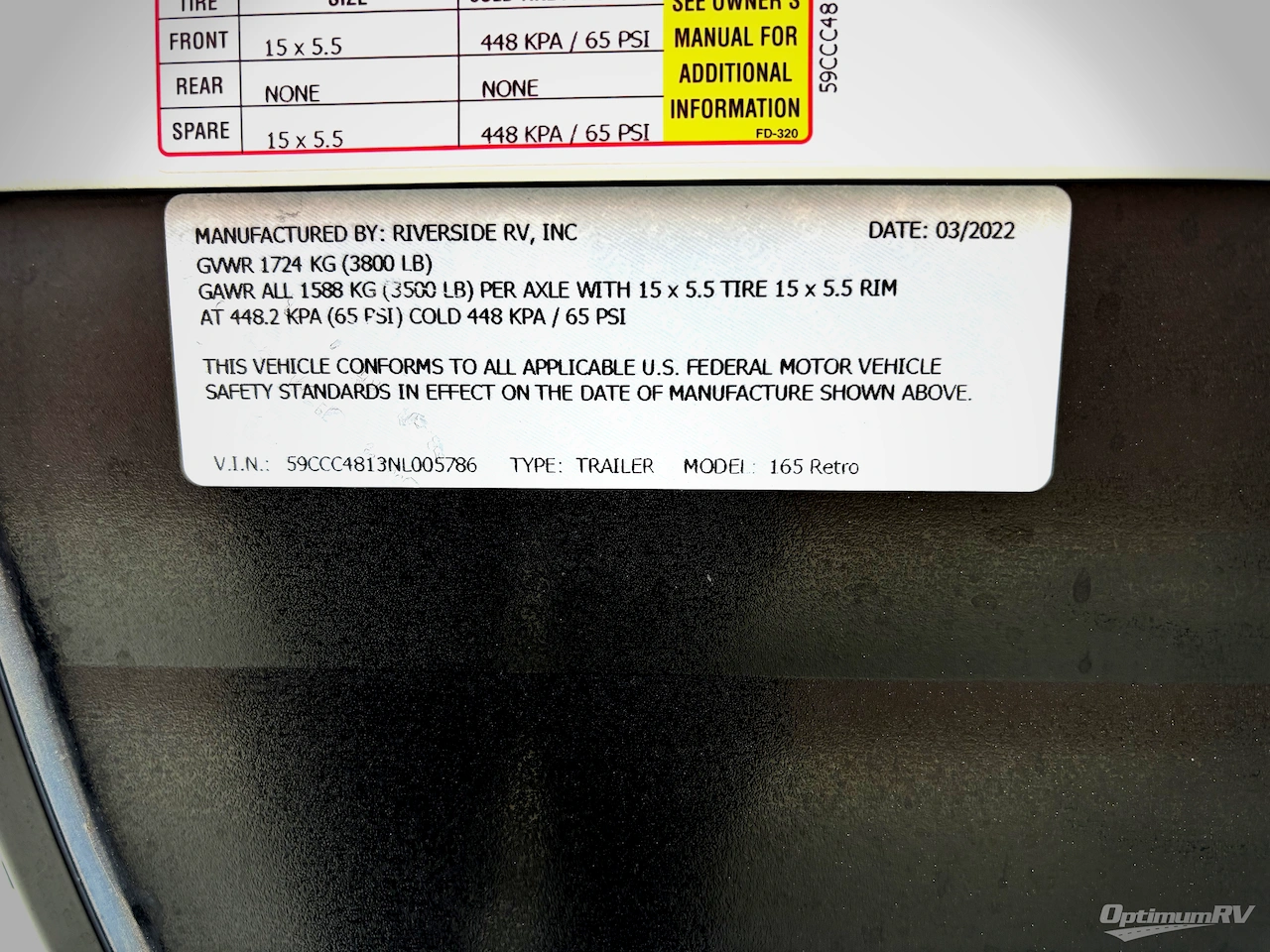 2022 Riverside Retro 165 Photo 12