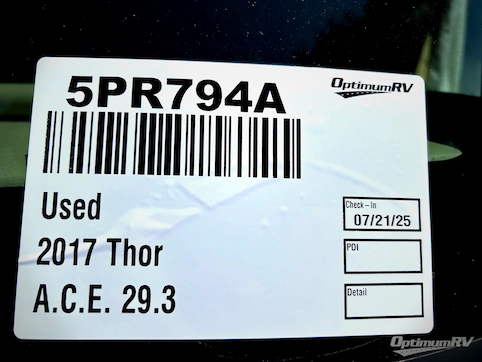 Used 2017 Thor ACE 29.3 Featured Photo