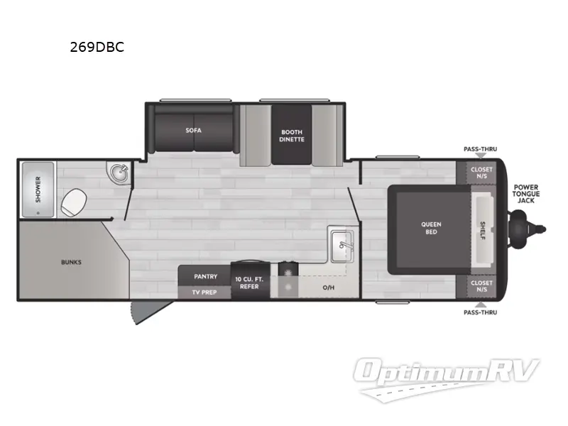 2024 Keystone Springdale Classic 269DBC Floorplan Photo