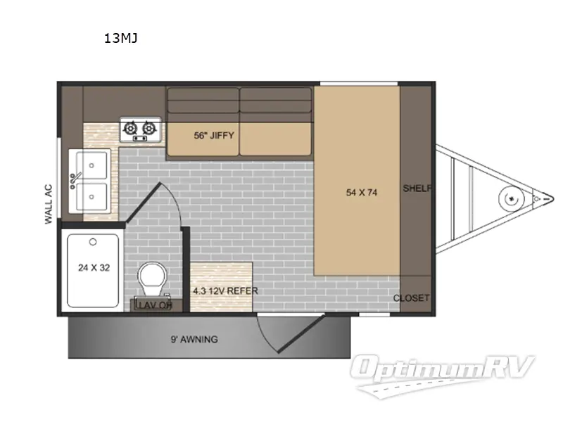 2026 Sunset Park Sun Lite LTD 13MJ Floorplan Photo