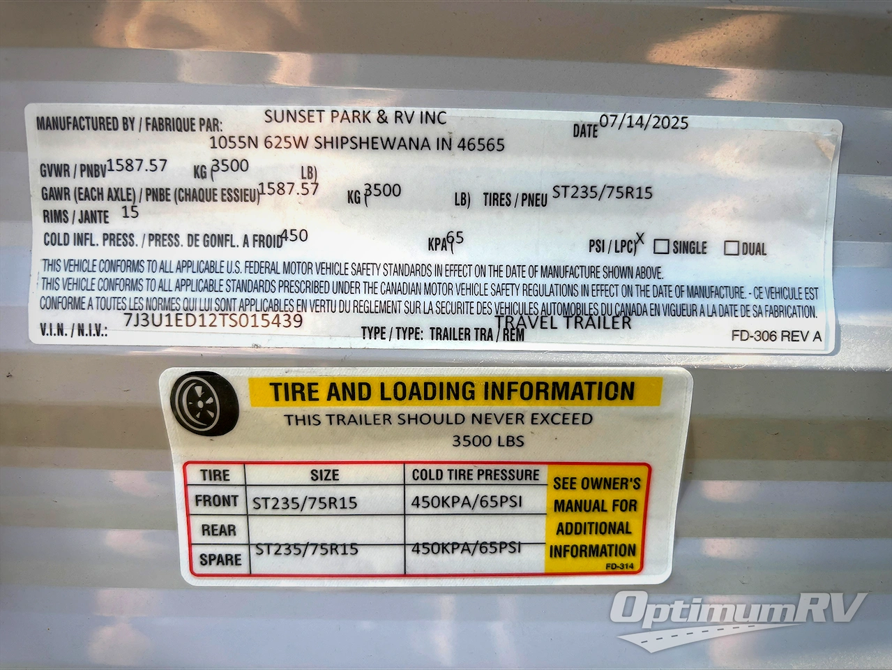 2026 Sunset Park Sun Lite LTD 13BD Photo 11