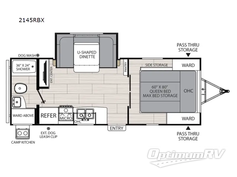 2023 Coachmen Northern Spirit XTR 2145RBX Floorplan Photo