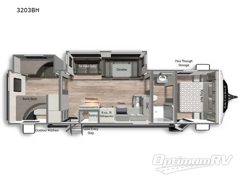 2022 Dutchmen Astoria 3203BH Floorplan Photo