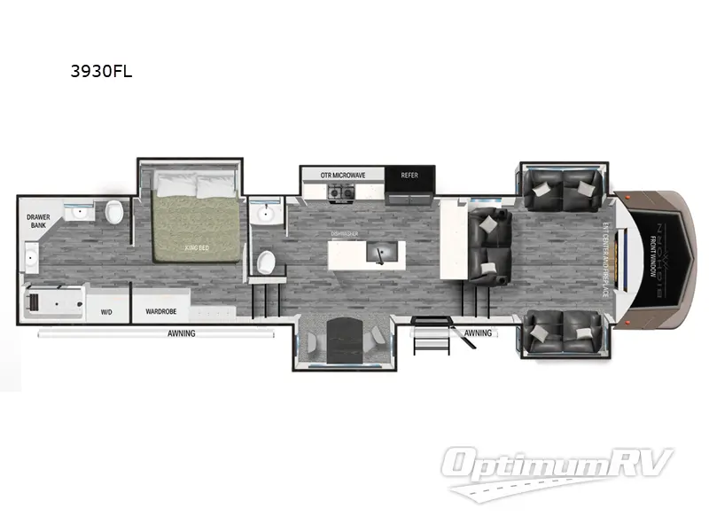 2024 Heartland Bighorn 3930FL RV Floorplan Photo