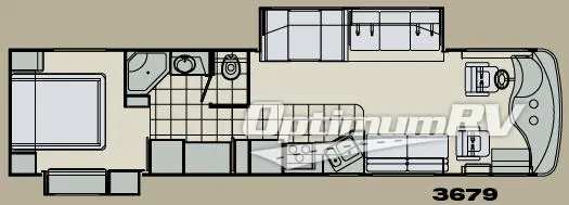 2006 Damon Astoria 3679 RV Floorplan Photo