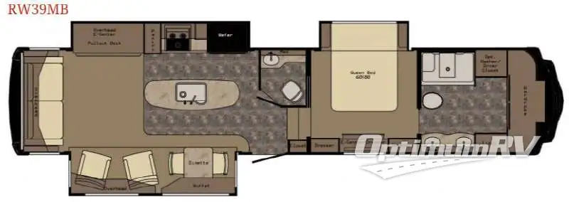 2016 Redwood Redwood 39B Floorplan Photo