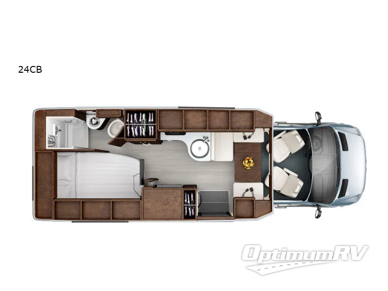 2019 Leisure Travel Serenity 24CB RV Floorplan Photo