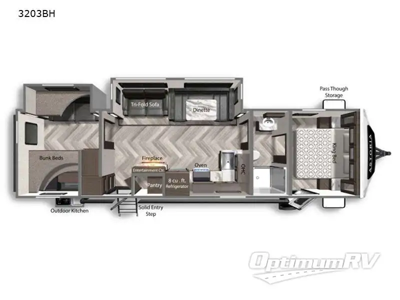 2021 Dutchmen Astoria 3203BH RV Floorplan Photo