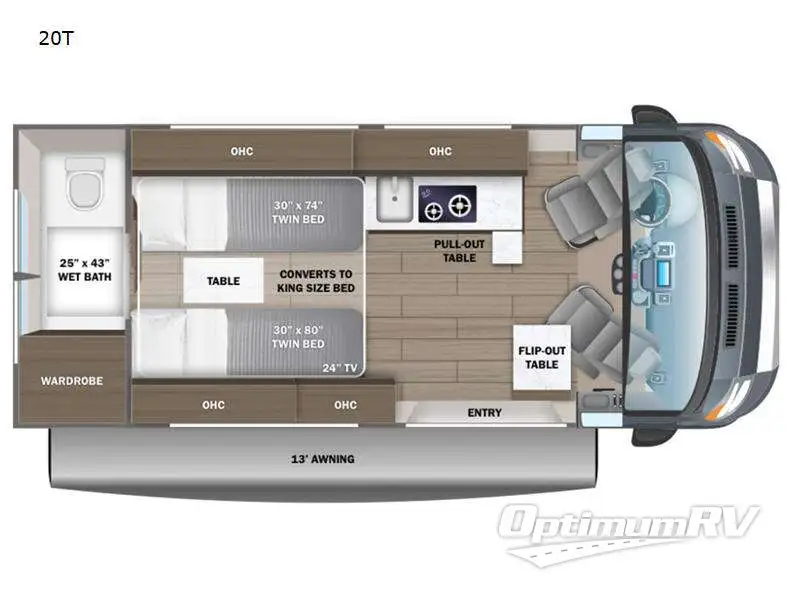 2024 Entegra Ethos 20T Floorplan Photo