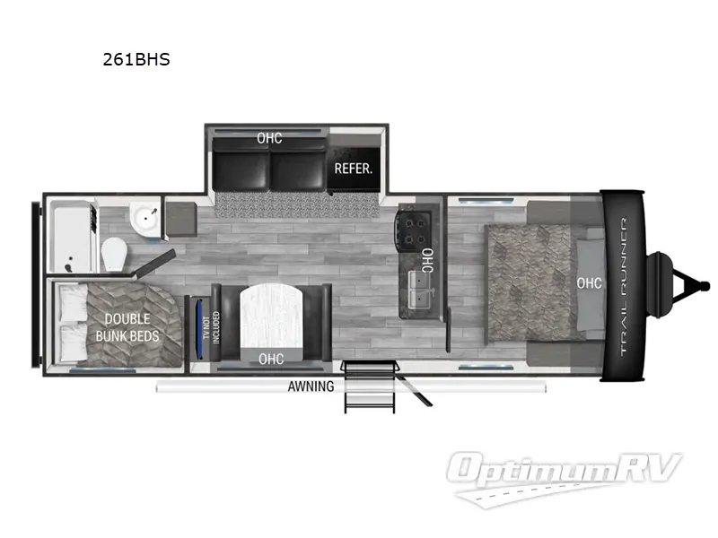 2024 Heartland Eddie Bauer 261BH RV Floorplan Photo