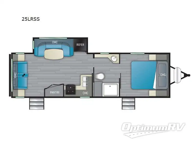 2022 Heartland North Trail 25LRSS RV Floorplan Photo