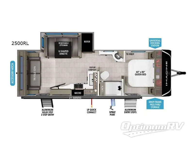 2026 Grand Design Imagine 2500RL Floorplan Photo