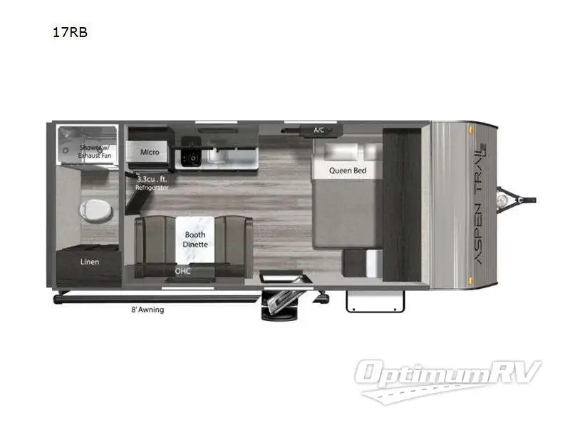 2024 Dutchmen Aspen Trail Mini 17RB Floorplan Photo