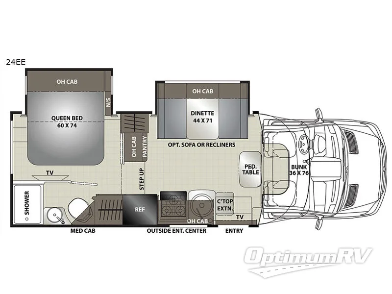 2020 Coachmen Prism Elite 24EE Floorplan Photo