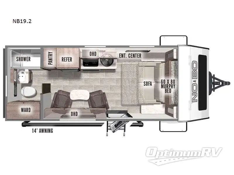 2022 Forest River R Pod RP-192 RV Floorplan Photo