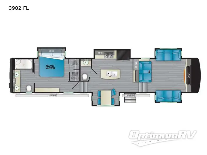 2021 Heartland Big Country 3902FL Floorplan Photo