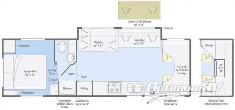 2011 Winnebago Access 31CP Floorplan Photo