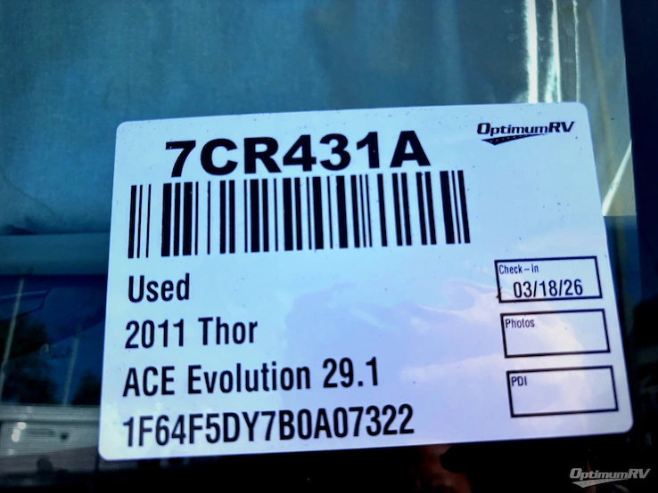 2011 Thor ACE 29 1 RV Photo 1