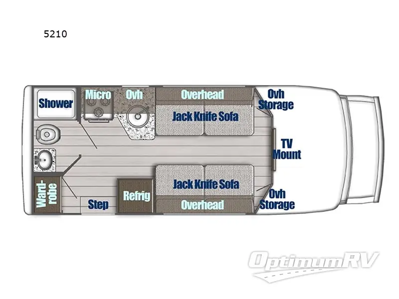 2024 Gulf Stream Yellowstone 5210 Floorplan Photo