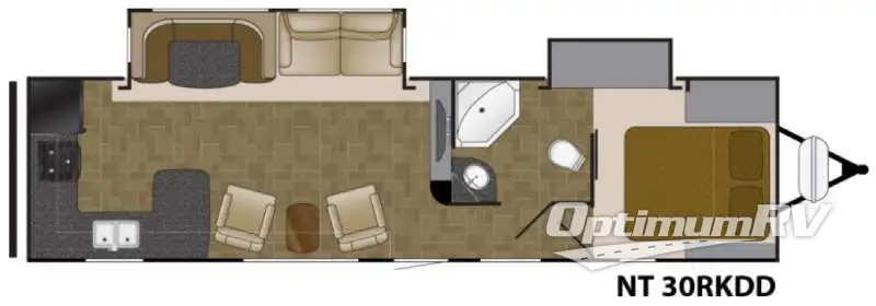 2016 Heartland North Trail 30RKDD King Floorplan Photo