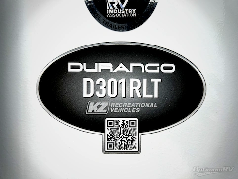 2026 KZ Durango 301RLT RV Floorplan Photo