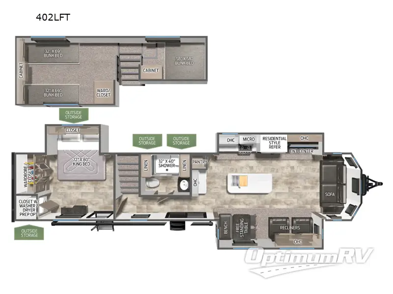 2026 Palomino Puma Destination 402LFT Floorplan Photo