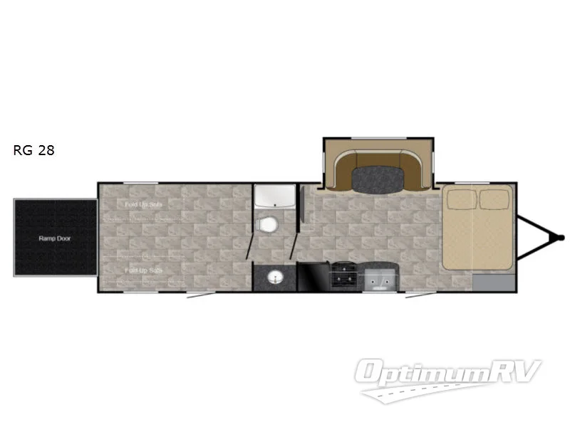 2018 Heartland Pioneer RG28 RV Floorplan Photo