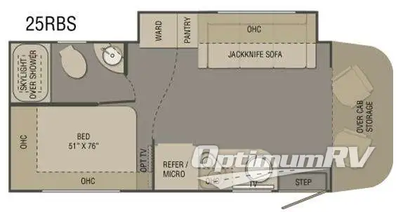2015 Renegade Village 25RBS RV Floorplan Photo