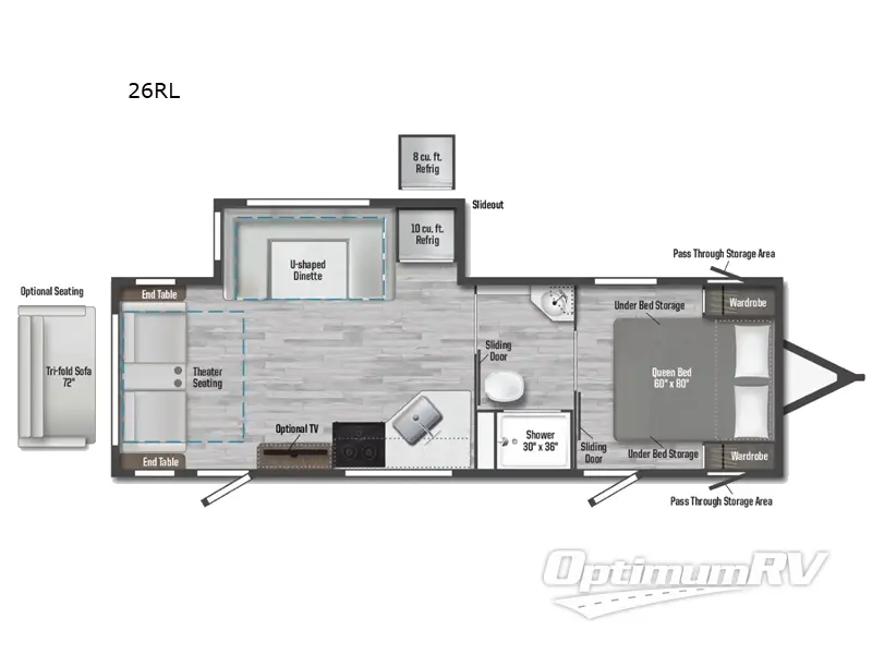 2025 Winnebago Access 26RL Floorplan Photo
