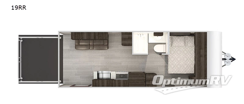 2021 Forest River Cherokee Cascade 19RR Floorplan Photo
