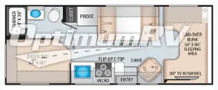 2021 Thor Coleman 23CM RV Floorplan Photo