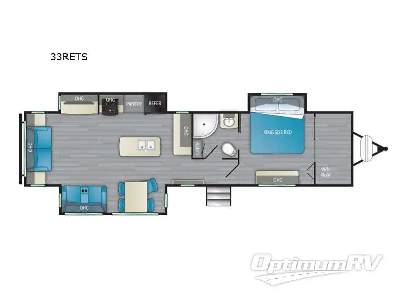 2022 Heartland North Trail 33RETS Floorplan Photo