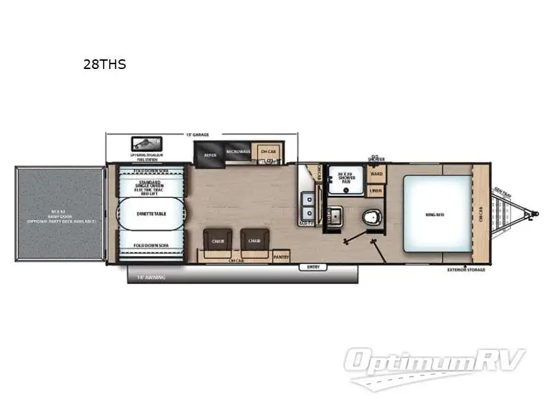 2021 Coachmen Catalina Trail Blazer 28THS RV Floorplan Photo